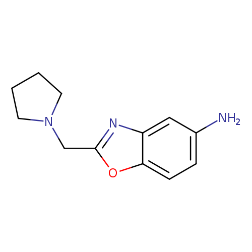 2-[(pyrrolidin-1-yl)methyl]-1,3-benzoxazol-5-amine