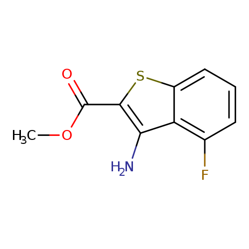 Benzo[b]thiophene-2-carboxylic acid, 3-amino-4-fluoro-, methyl ester