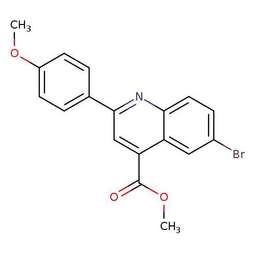 Methyl 6-bromo-2-(4-methoxyphenyl)quinoline-4-carboxylate