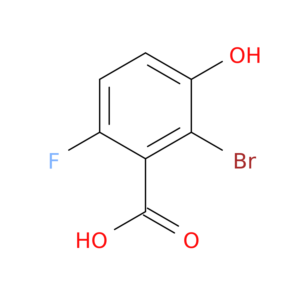 2-Bromo-6-fluoro-3-hydroxybenzoic acid