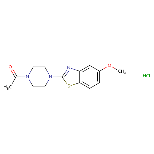 1-[4-(5-methoxy-1,3-benzothiazol-2-yl)piperazin-1-yl]ethan-1-one hydrochloride