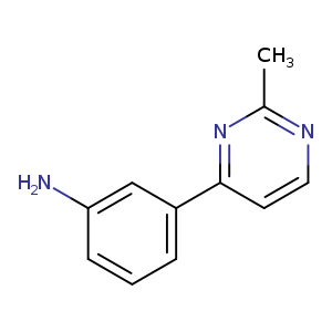 4-(3-Aminophenyl)-2-methylpyrimidine