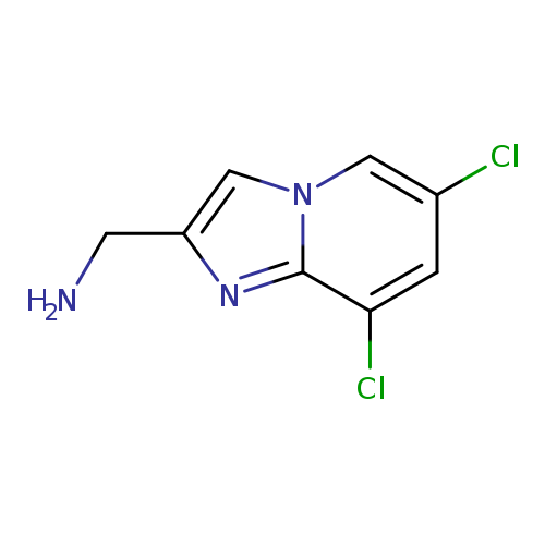 {6,8-dichloroimidazo[1,2-a]pyridin-2-yl}methanamine