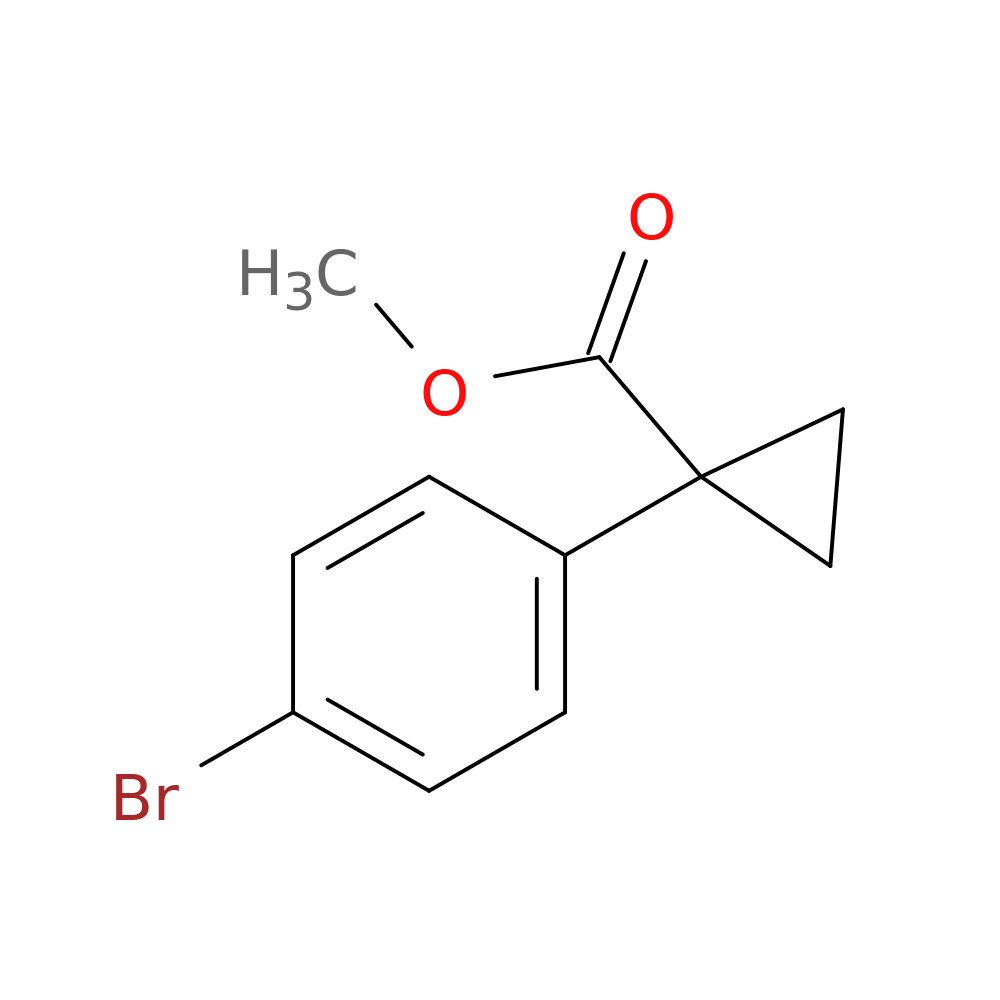 Methyl 1-(4-bromophenyl)cyclopropanecarboxylate