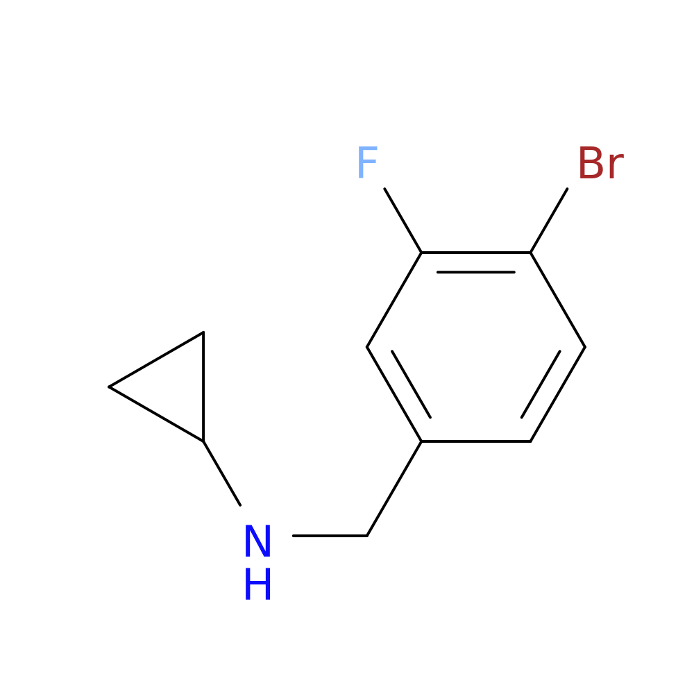 N-(4-Bromo-3-fluorobenzyl)cyclopropanamine