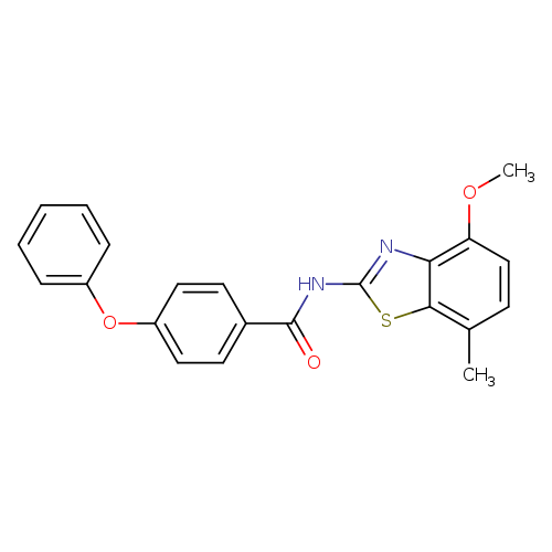 N-(4-methoxy-7-methyl-1,3-benzothiazol-2-yl)-4-phenoxybenzamide