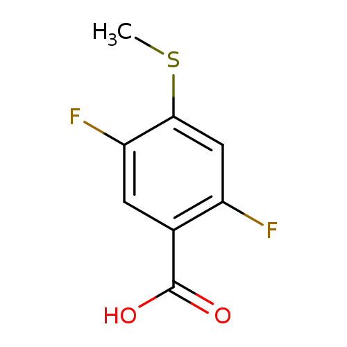 Benzoic acid, 2,5-difluoro-4-(methylthio)-