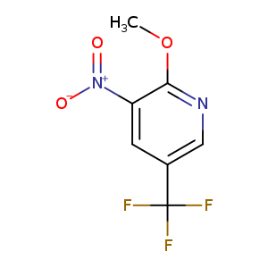 Pyridine, 2-methoxy-3-nitro-5-(trifluoromethyl)-