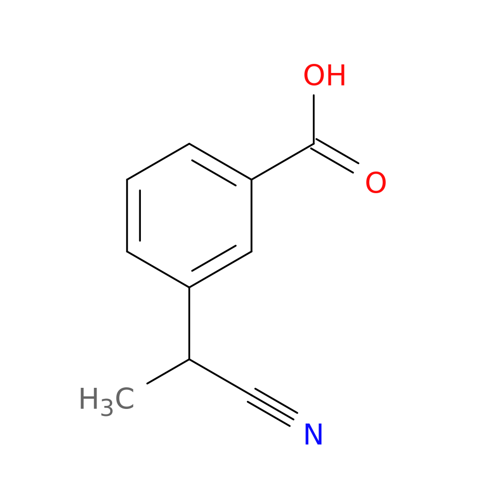 3-(1-Cyanoethyl)benzoic acid