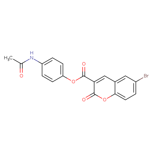 4-acetamidophenyl 6-bromo-2-oxo-2H-chromene-3-carboxylate