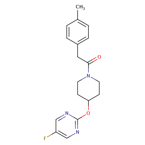 1-{4-[(5-fluoropyrimidin-2-yl)oxy]piperidin-1-yl}-2-(4-methylphenyl)ethan-1-one