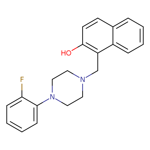 1-{[4-(2-fluorophenyl)piperazin-1-yl]methyl}naphthalen-2-ol