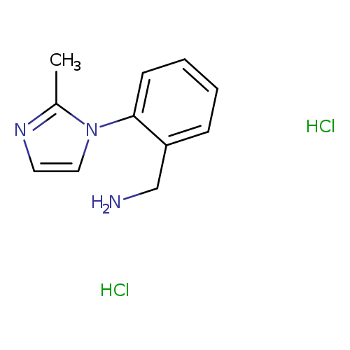 [2-(2-methyl-1H-imidazol-1-yl)phenyl]methanamine dihydrochloride