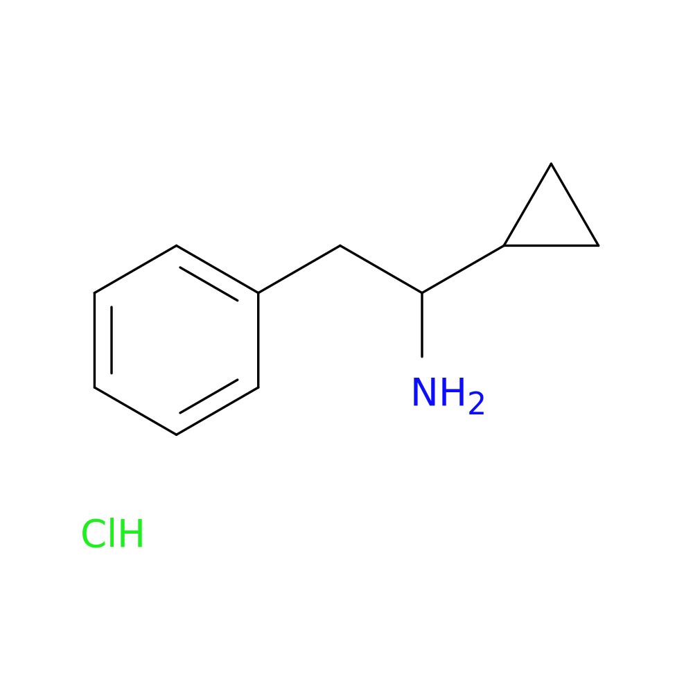 1-cyclopropyl-2-phenylethan-1-amine hydrochloride