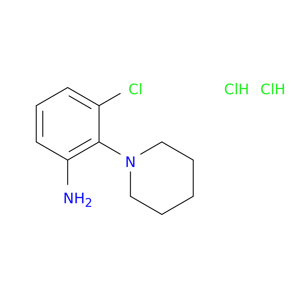 [3-Chloro-2-(1-piperidinyl)phenyl]amine dihydrochloride