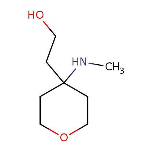 2-[4-(methylamino)oxan-4-yl]ethan-1-ol