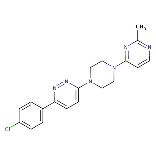 3-(4-chlorophenyl)-6-[4-(2-methylpyrimidin-4-yl)piperazin-1-yl]pyridazine