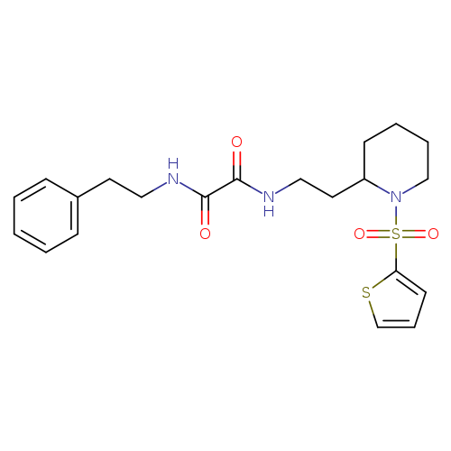 N'-(2-phenylethyl)-N-{2-[1-(thiophene-2-sulfonyl)piperidin-2-yl]ethyl}ethanediamide