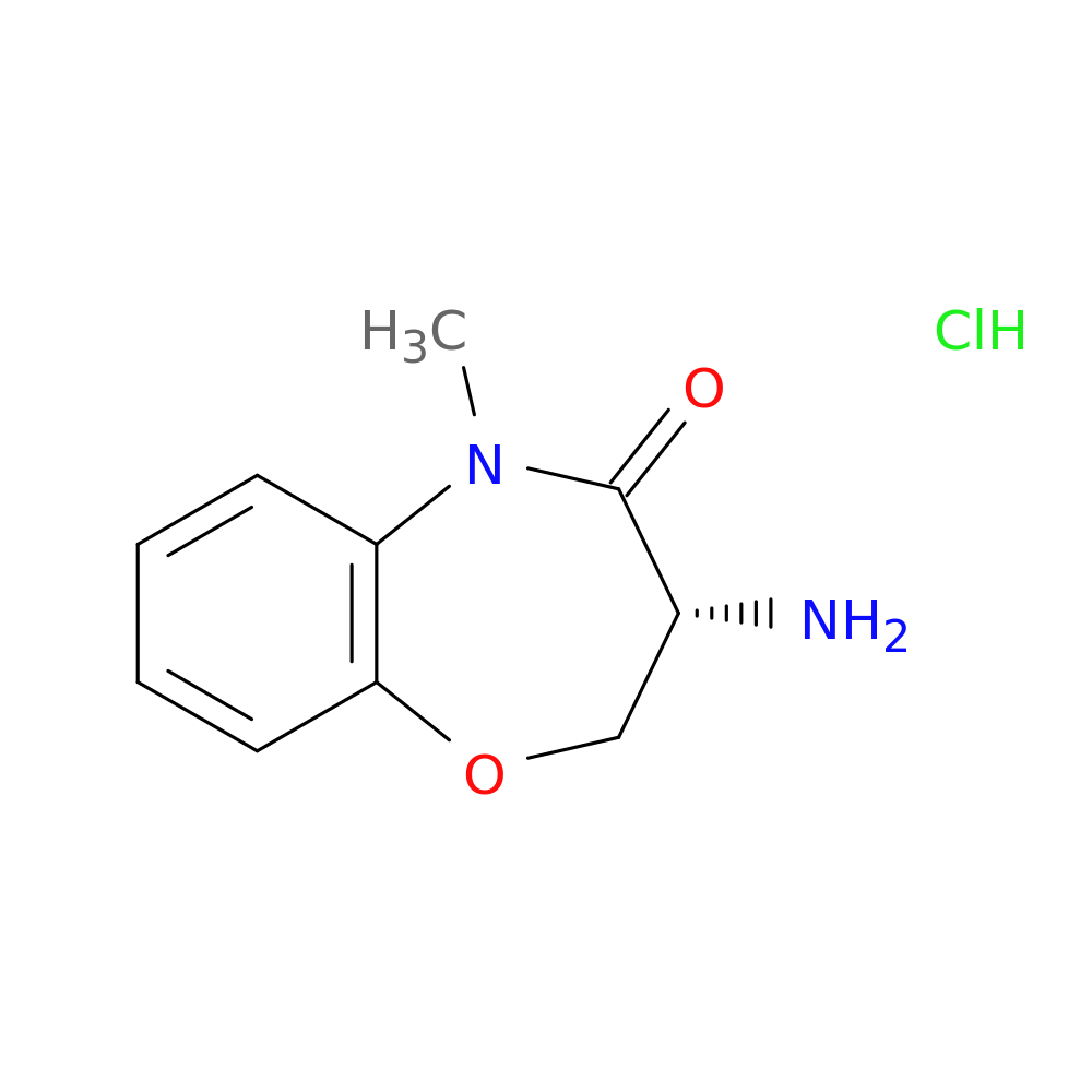 (3R)-3-amino-5-methyl-2,3,4,5-tetrahydro-1,5-benzoxazepin-4-one hydrochloride