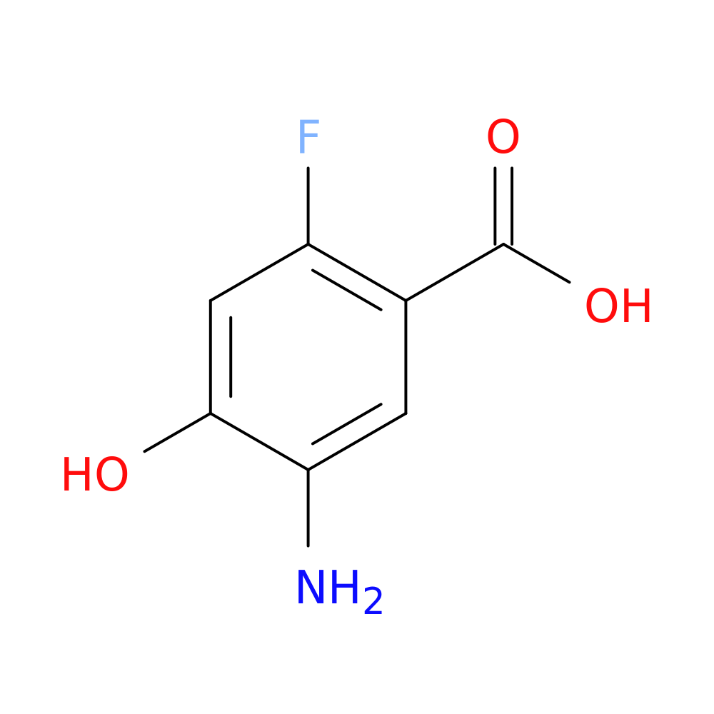 5-Amino-2-fluoro-4-hydroxybenzoic acid