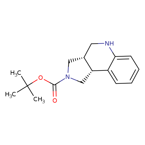 Cis-Tert-Butyl 3,3A,4,5-Tetrahydro-1H-Pyrrolo[3,4-C]Quinoline-2(9Bh)-Carboxylate