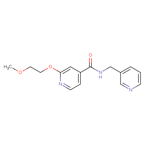 2-(2-methoxyethoxy)-N-[(pyridin-3-yl)methyl]pyridine-4-carboxamide