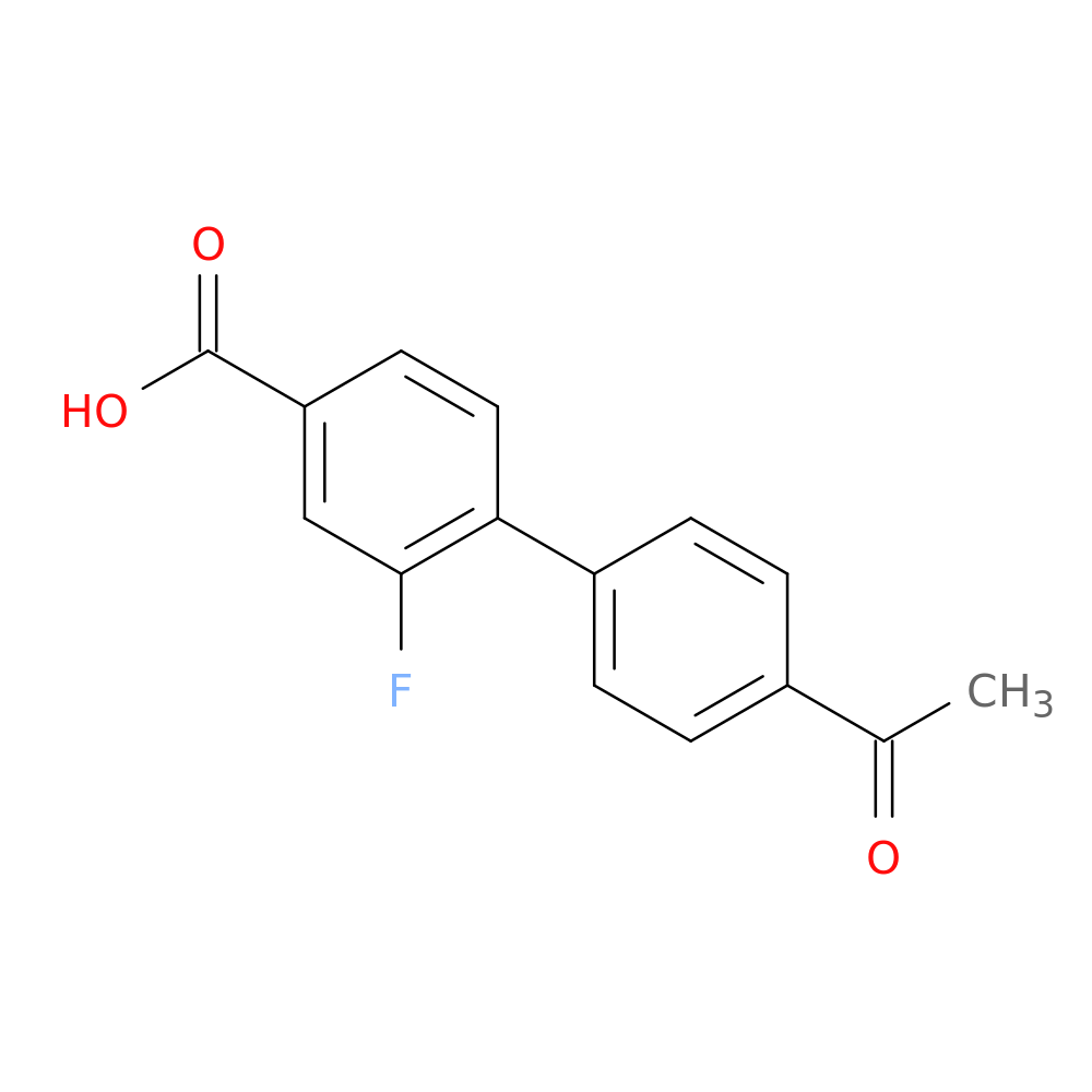 4-(4-Acetylphenyl)-3-fluorobenzoic acid