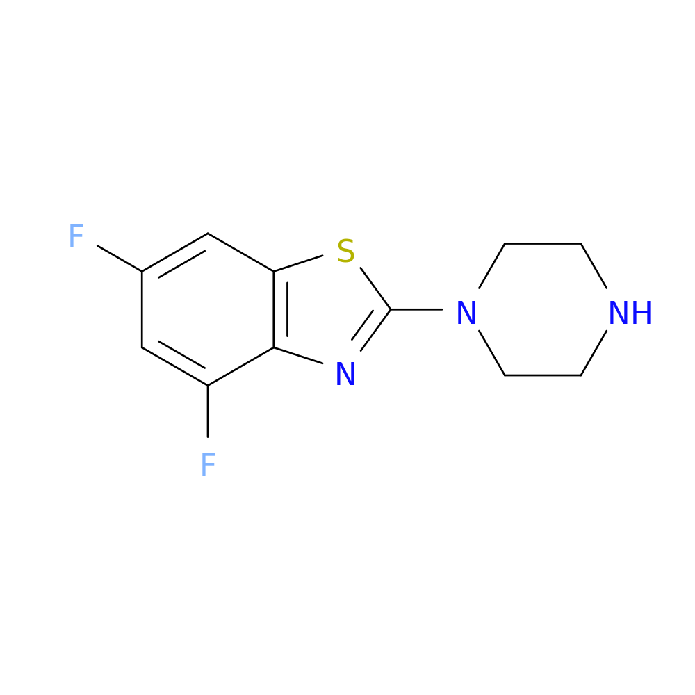 4,6-Difluoro-2-piperazin-1-yl-1,3-benzothiazole