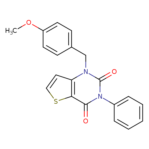 1-[(4-methoxyphenyl)methyl]-3-phenyl-1H,2H,3H,4H-thieno[3,2-d]pyrimidine-2,4-dione