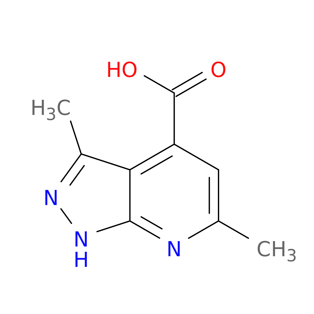 3,6-dimethyl-1H-pyrazolo[3,4-b]pyridine-4-carboxylic acid