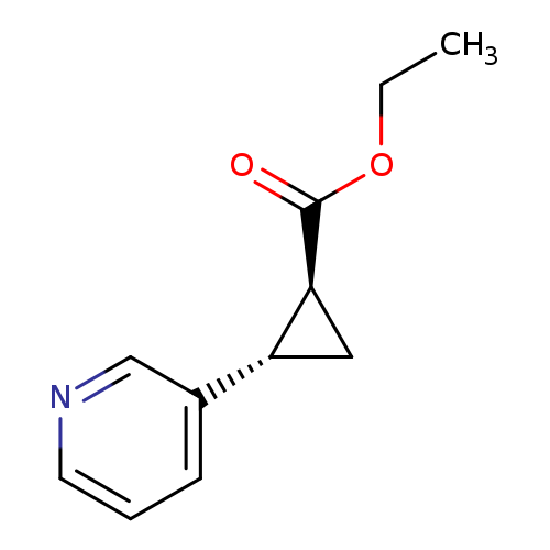 (1RS,2RS)-2-PYRIDIN-3-YL-CYCLOPROPANECARBOXYLIC ACID ETHYL ESTER