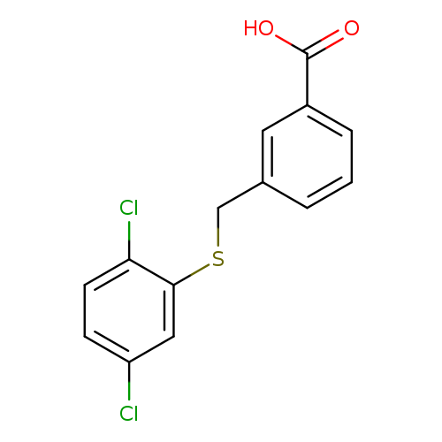3-[[(2,5-DICHLOROPHENYL)THIO]METHYL]BENZOIC ACID