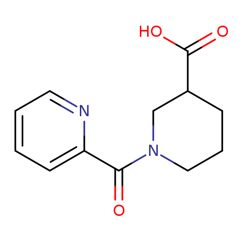 1-(pyridine-2-carbonyl)piperidine-3-carboxylic acid