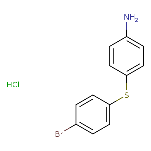 4-[(4-bromophenyl)sulfanyl]aniline hydrochloride