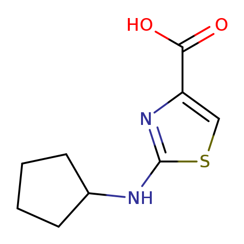 2-(Cyclopentylamino)-1,3-thiazole-4-carboxylic acid