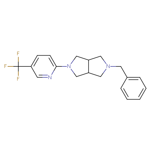 2-{5-benzyl-octahydropyrrolo[3,4-c]pyrrol-2-yl}-5-(trifluoromethyl)pyridine