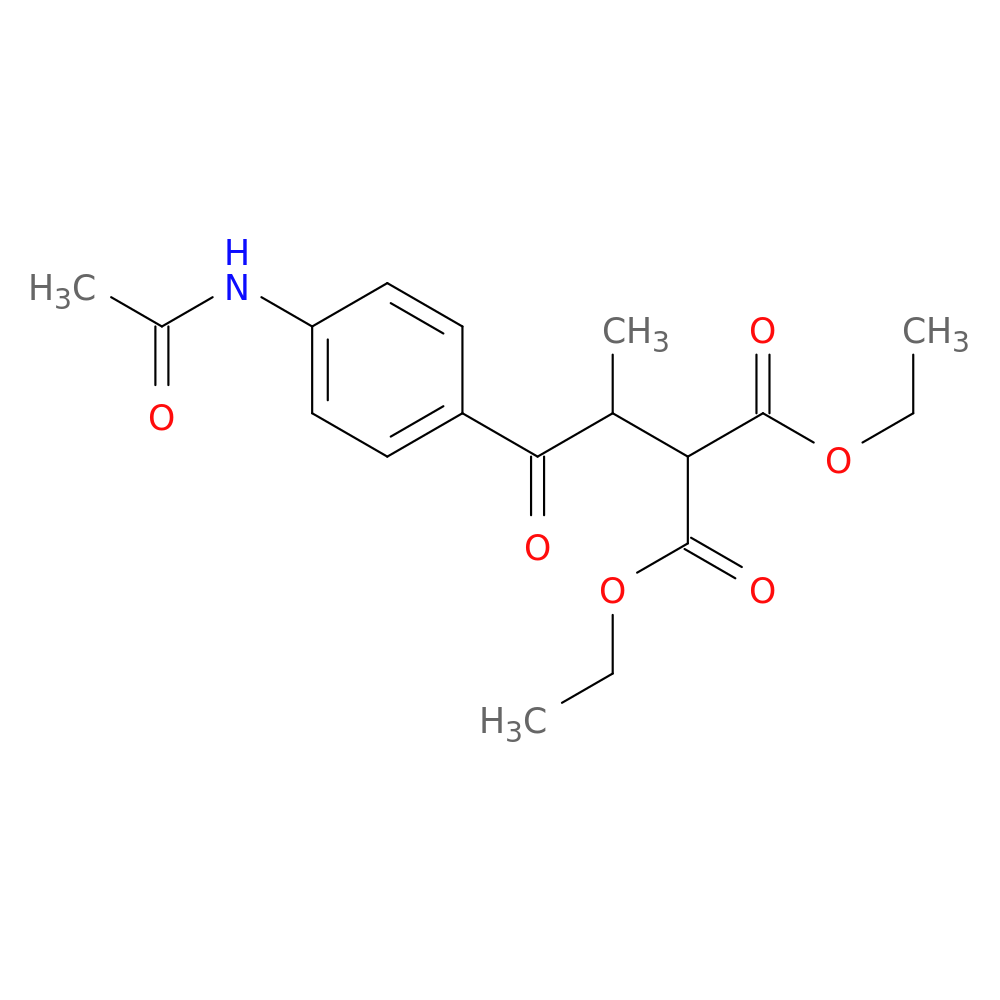 Diethyl 2-(1-(4-Acetamidophenyl)-1-Oxopropan-2-Yl)Malonate