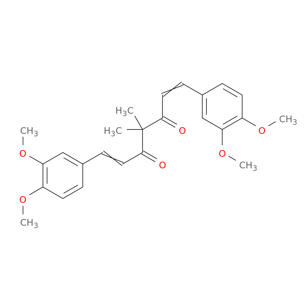 (1E,6E)-1,7-Bis(3,4-dimethoxyphenyl)-4,4-dimethylhepta-1,6-diene-3,5-dione
