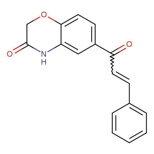 6-(3-phenylprop-2-enoyl)-3,4-dihydro-2H-1,4-benzoxazin-3-one