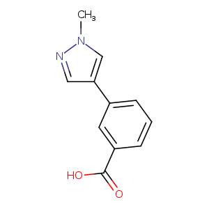 3-(1-Methyl-1H-pyrazol-4-yl)benzoic acid