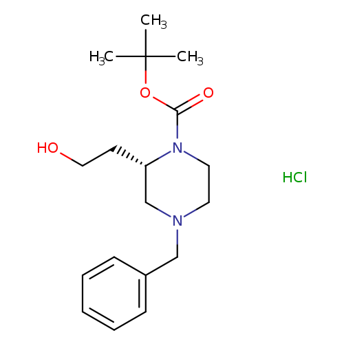 tert-Butyl(S)-4-benzyl-2-(2-hydroxyethyl)piperazine-1-carboxylatehydrochloride
