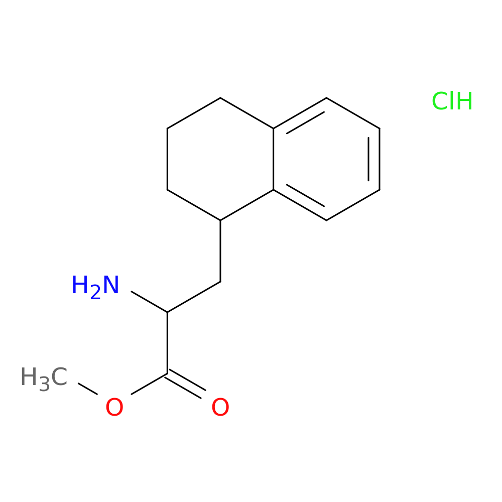 methyl 2-amino-3-(1,2,3,4-tetrahydronaphthalen-1-yl)propanoate hydrochloride