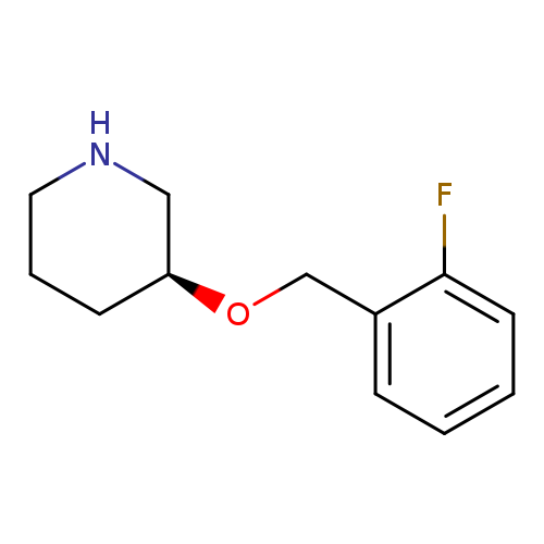 (3S)-3-[(2-fluorophenyl)methoxy]piperidine