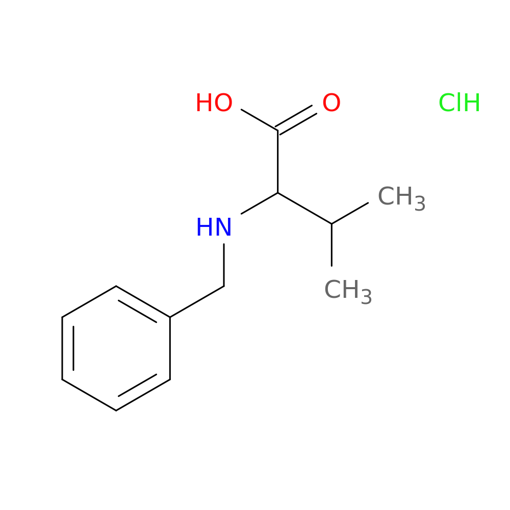 2-(benzylamino)-3-methylbutanoic acid hydrochloride