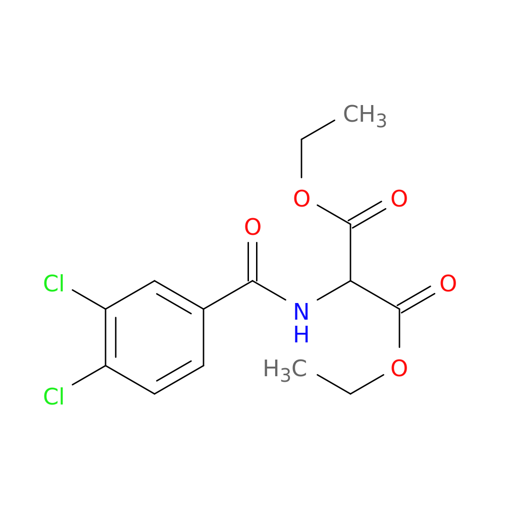 1,3-diethyl 2-[(3,4-dichlorophenyl)formamido]propanedioate
