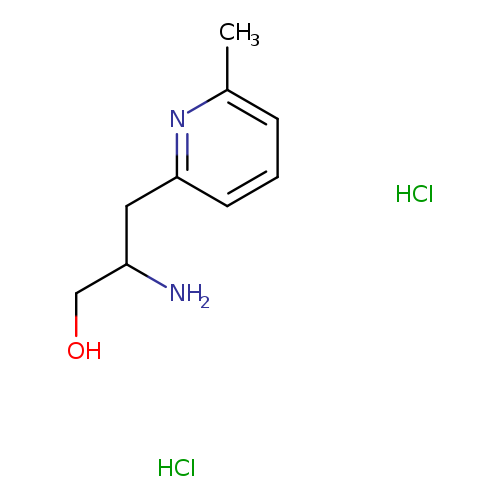2-amino-3-(6-methylpyridin-2-yl)propan-1-oldihydrochloride