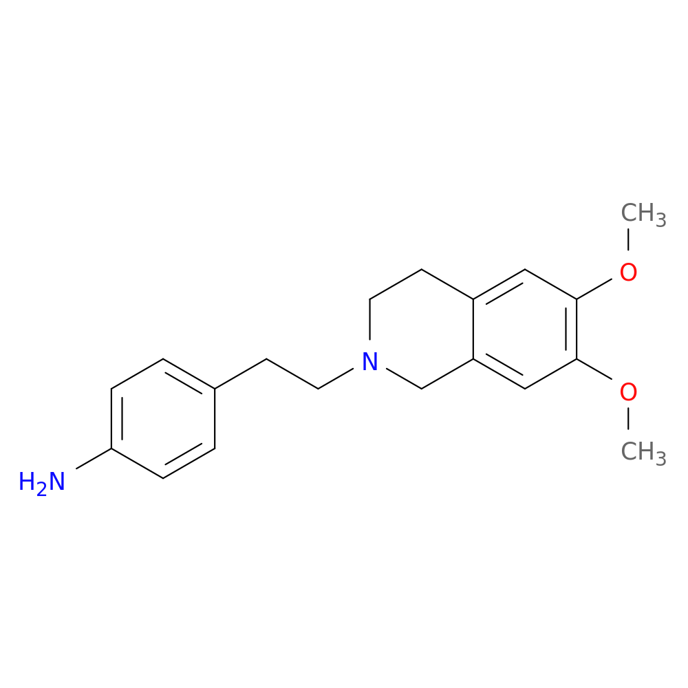 4-(2-(6,7-Dimethoxy-3,4-dihydroisoquinolin-2(1H)-yl)ethyl)aniline