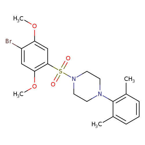 1-(4-bromo-2,5-dimethoxybenzenesulfonyl)-4-(2,6-dimethylphenyl)piperazine