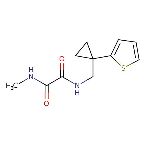 N-methyl-N'-{[1-(thiophen-2-yl)cyclopropyl]methyl}ethanediamide