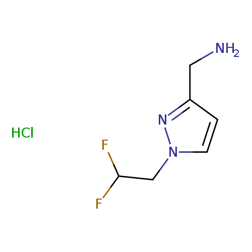 [1-(2,2-difluoroethyl)-1H-pyrazol-3-yl]methanamine hydrochloride